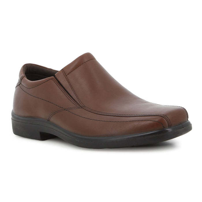 Rainmaker Slip Ons Tan Leather