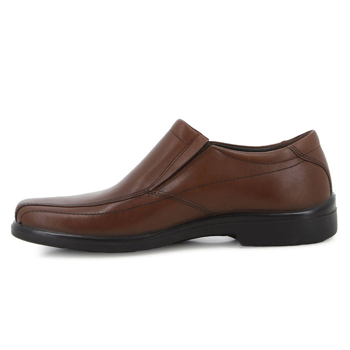 Rainmaker Slip Ons Tan Leather