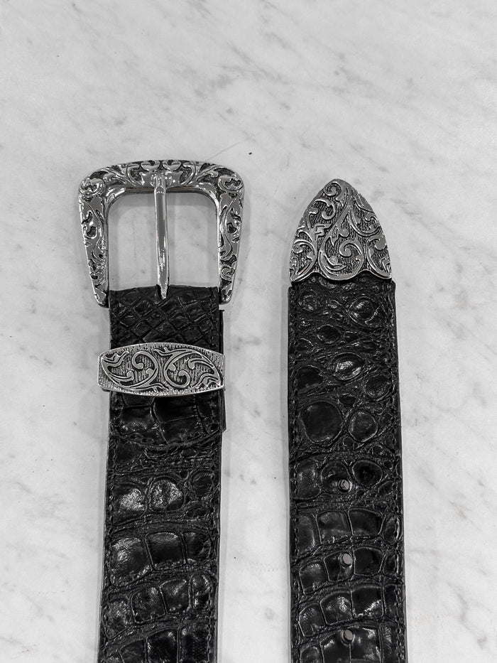 REAL CROCODILE BELT