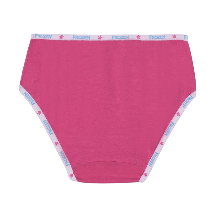 Red Rose Girls' Frozen Print Cotton Briefs – Pack of 6 – Soft & Stylish Innerwear | BABY-120