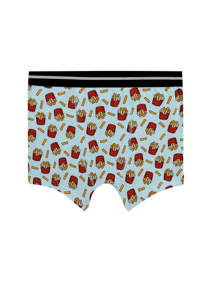 Red rose Stretchy Printed Trunks for Boys | JR-532 PACK OF 3