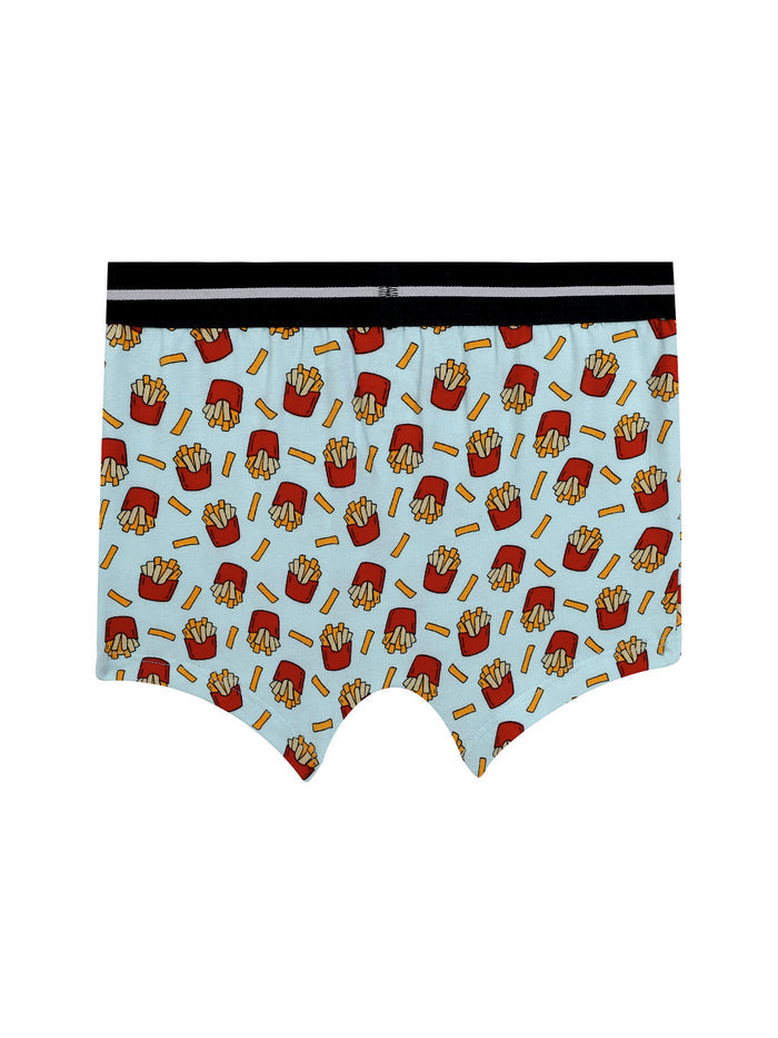 Red rose Stretchy Printed Trunks for Boys | JR-532 PACK OF 3
