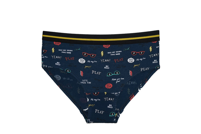 Redrose Boys’ Briefs – 3-Pack Space Adventure Print Underwear | 100% Cotton | JR-544