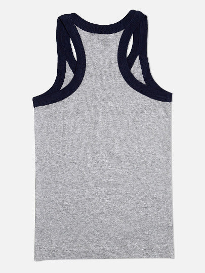 🧒 Redrose Boys Cotton Vests – Pack of 5 | Sleeveless Colorblock Style | Soft & Stretchable | RAZER_RIB