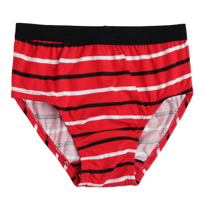 Redrose Boys Innerwear Printed Cotton Briefs – Pack of 6 | Fun Superhero & Stripe Designs | JR-511