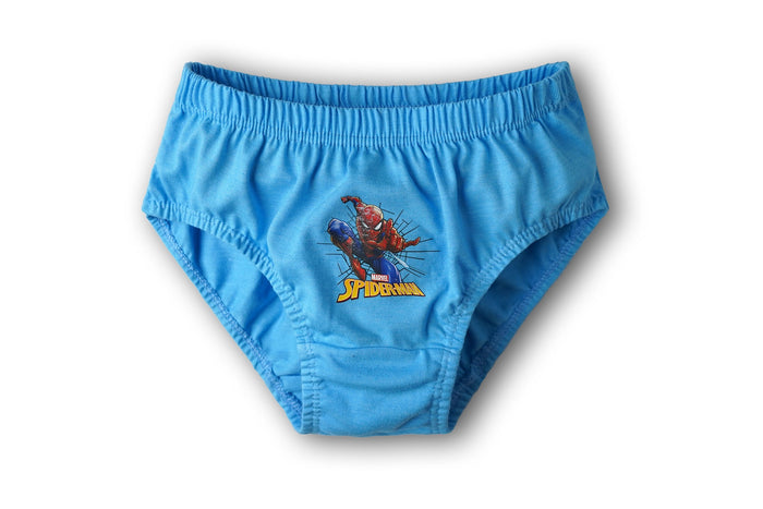 RedRose Boys Spider-Man Boys Briefs – Pack of 6 | Soft Cotton Innerwear for Kids | JR-67