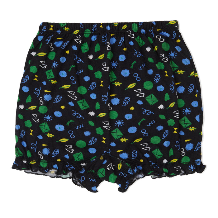 🌸 Redrose Girls Cotton Bloomers – Pack of 6 | Soft & Printed Comfort Wear | BLM-236