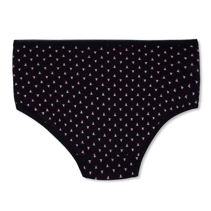 Redrose Girls' Polka Dot Printed Cotton Panties – Pack of 6 | Soft & Stylish Innerwear | BABY-03