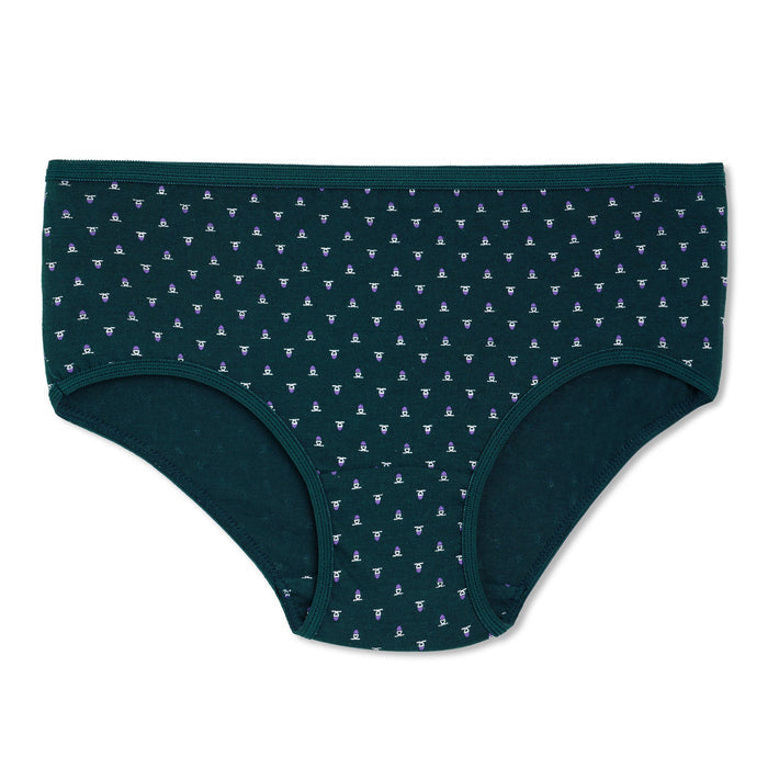 Redrose Girls' Polka Dot Printed Cotton Panties – Pack of 6 | Soft & Stylish Innerwear | BABY-03