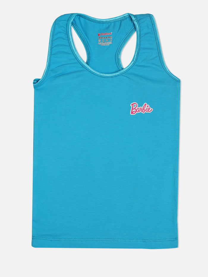 Redrose Girls Racerback Slips – Pack of 3 (Barbie Print) | BS-22_PRF