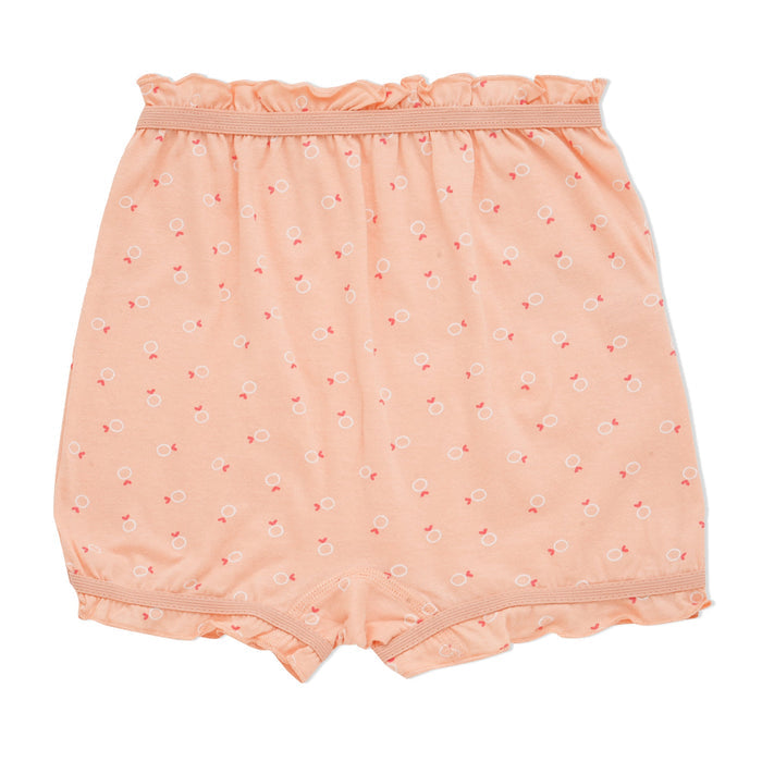 Redrose Girls' Soft Cotton Printed Bloomers – Pack of 6 | Frill Hem Design 🌼👧 | BLM-233