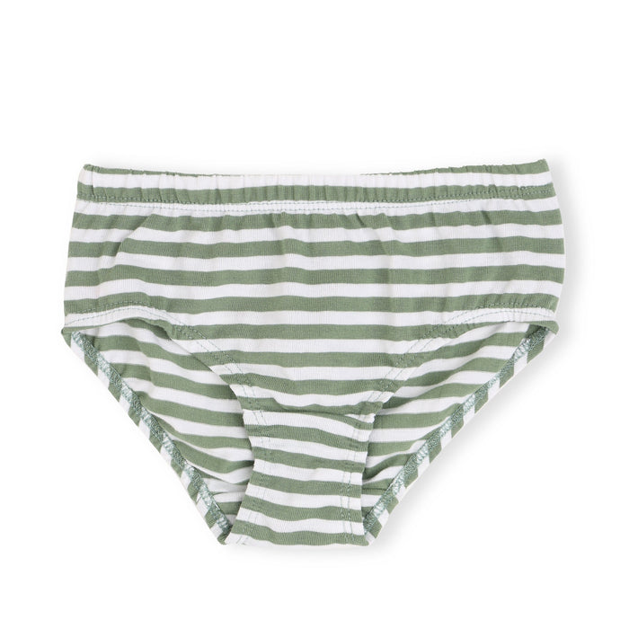 Redrose Girls' Striped Cotton Panties – Pack of 6 | Multicolor Comfort Fit Briefs for Daily Wear | BABY-60