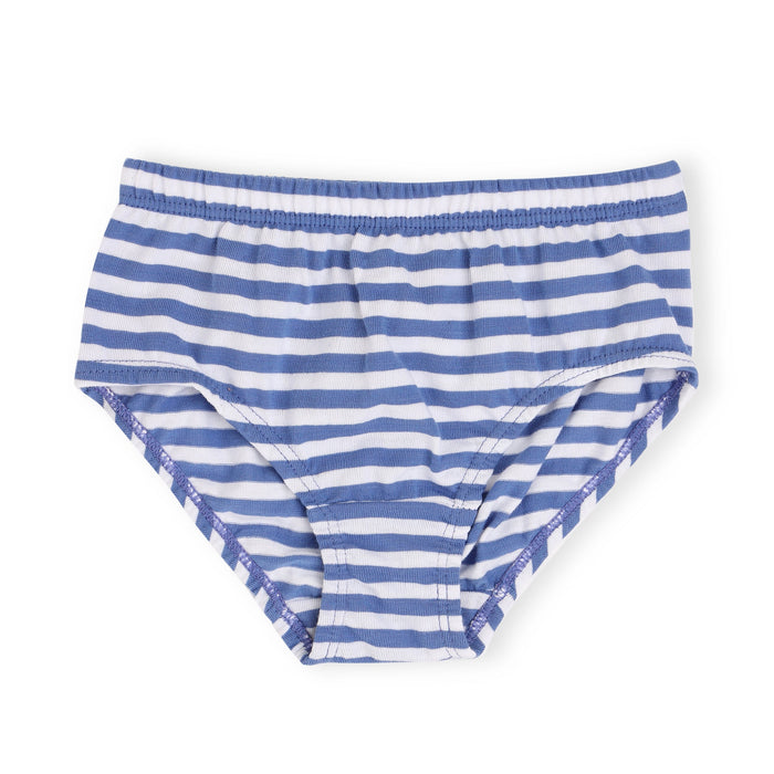 Redrose Girls' Striped Cotton Panties – Pack of 6 | Multicolor Comfort Fit Briefs for Daily Wear | BABY-60