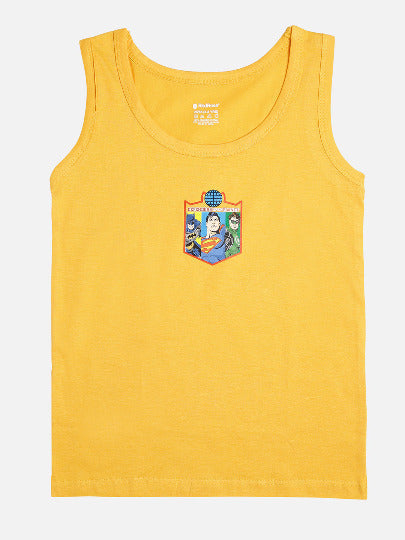 🦸‍♂️ Redrose Justice League Boys Cotton Vests – Pack of 5 | Superhero Printed Sleeveless Innerwear | VEST_1005CL