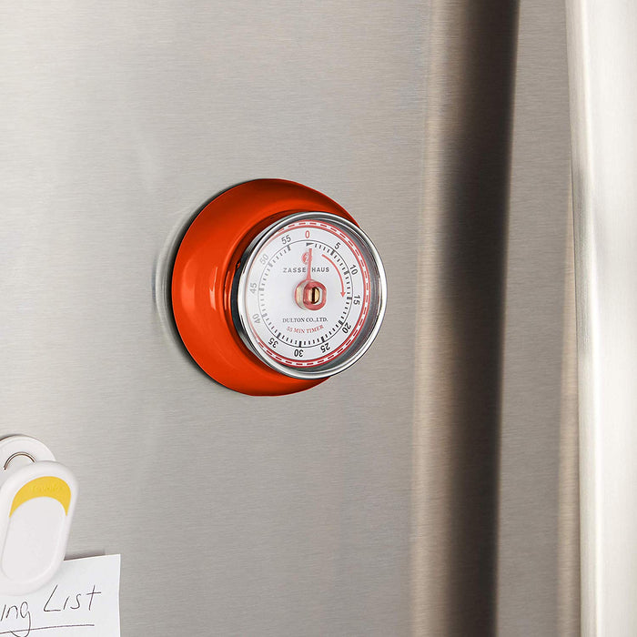 Retro Kitchen Timer in Orange