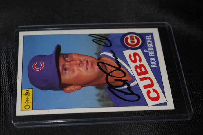 Rick Reuschel Autographed 1995 O Pee Chee Baseball Card #306 - Vintage Indy Sports