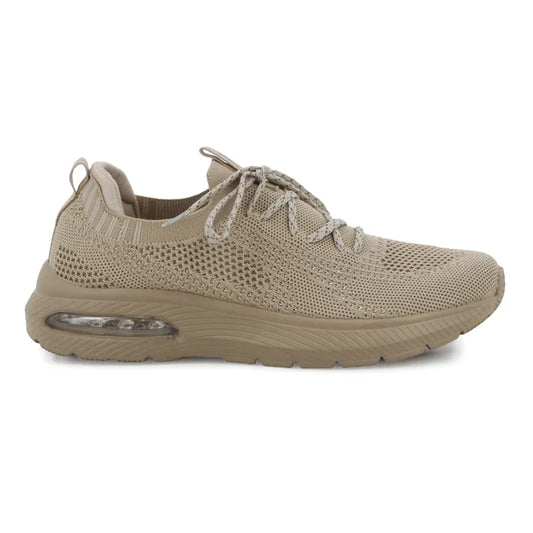 Rosa Sneakers Taupe Fly Knit