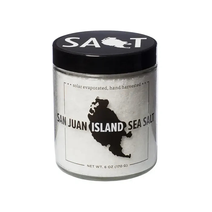 San Juan Island Sea Salt – Solar Evaporated Sea Salt – 6oz