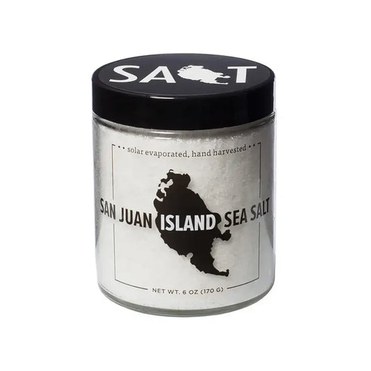San Juan Island Sea Salt – Solar Evaporated Sea Salt – 6oz
