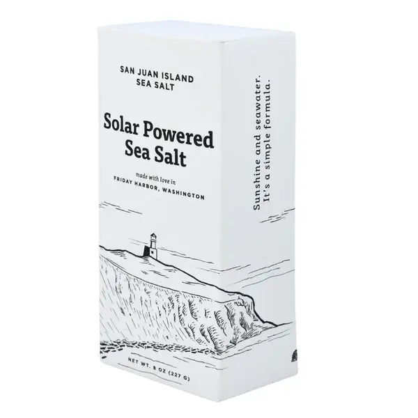 San Juan Island Sea Salt – Solar Evaporated Sea Salt – 6oz