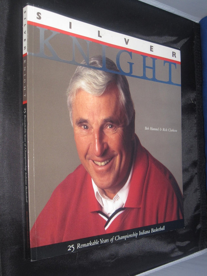 Silver Knight Oversized Paperback Book, Bob Knight by Bob Hammel - Vintage Indy Sports
