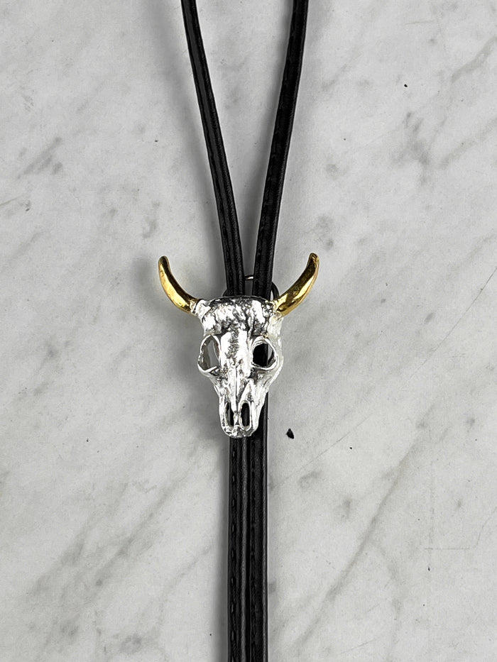 SKULL BOLO TIE