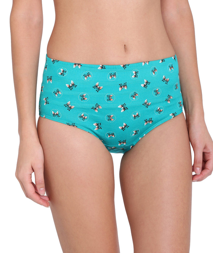 Slimmer Printed Tummy Hipster Panty (Single Pack)