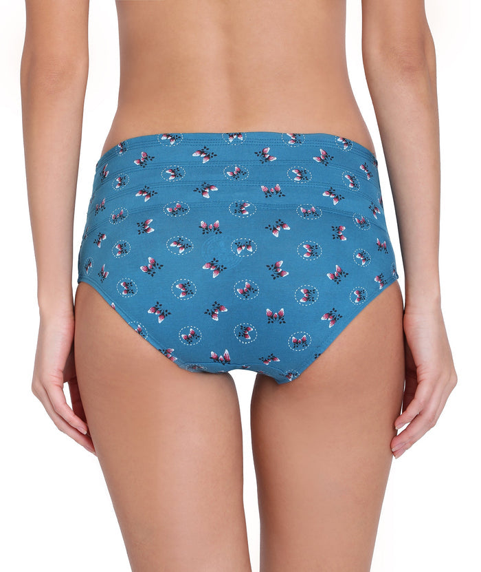 Slimmer Printed Tummy Hipster Panty (Single Pack)
