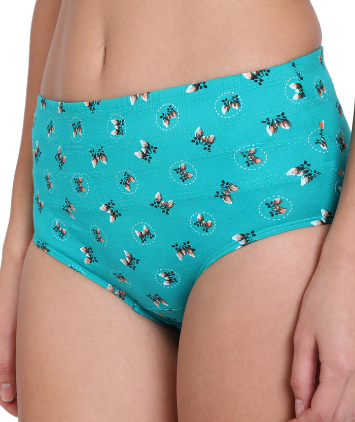 Slimmer Printed Tummy Hipster Panty (Single Pack)