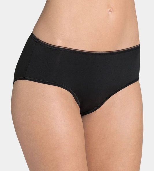 BLACK FORMFIT SLOGGI FEEL SENSATIONAL MIDI BRIEF