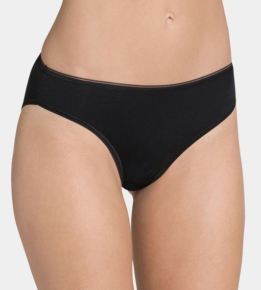 BLACK FORMFIT SLOGGI FEEL SENSATIONAL TAI BRIEF