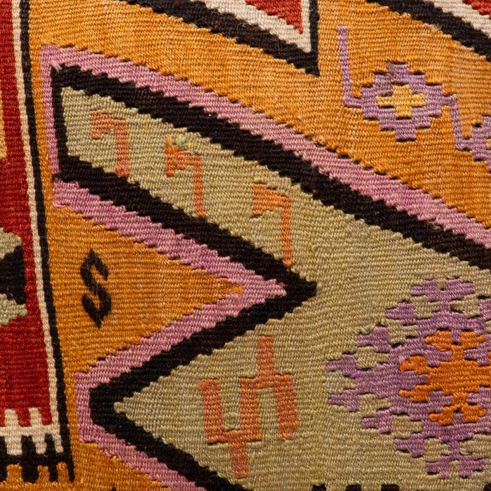 Small Handmade Turkish kilim cushion - 309674-W