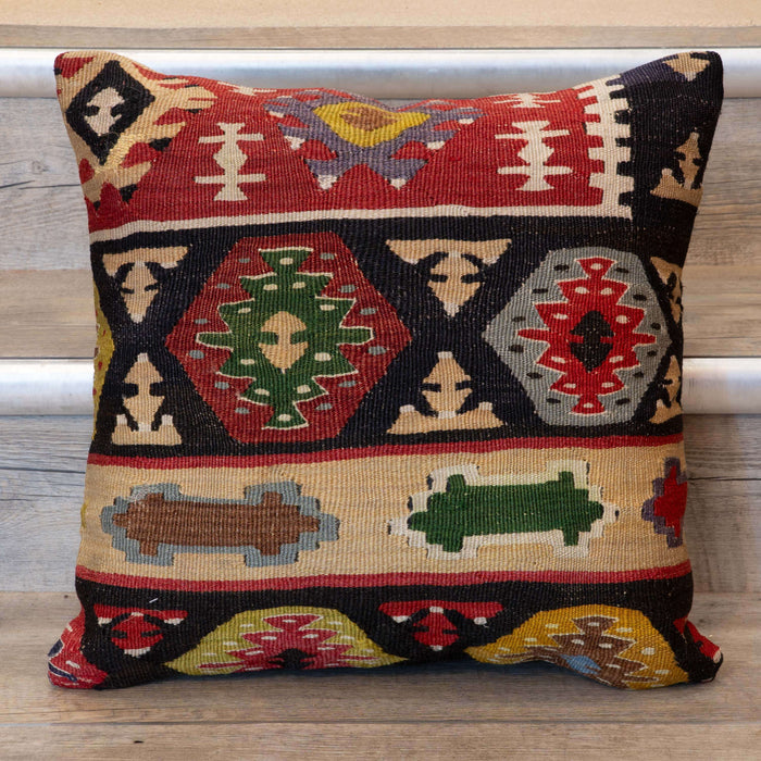Small Handmade Turkish kilim cushion -309674-BN