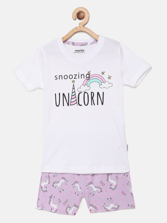 Snoozing Unicorn Pj set