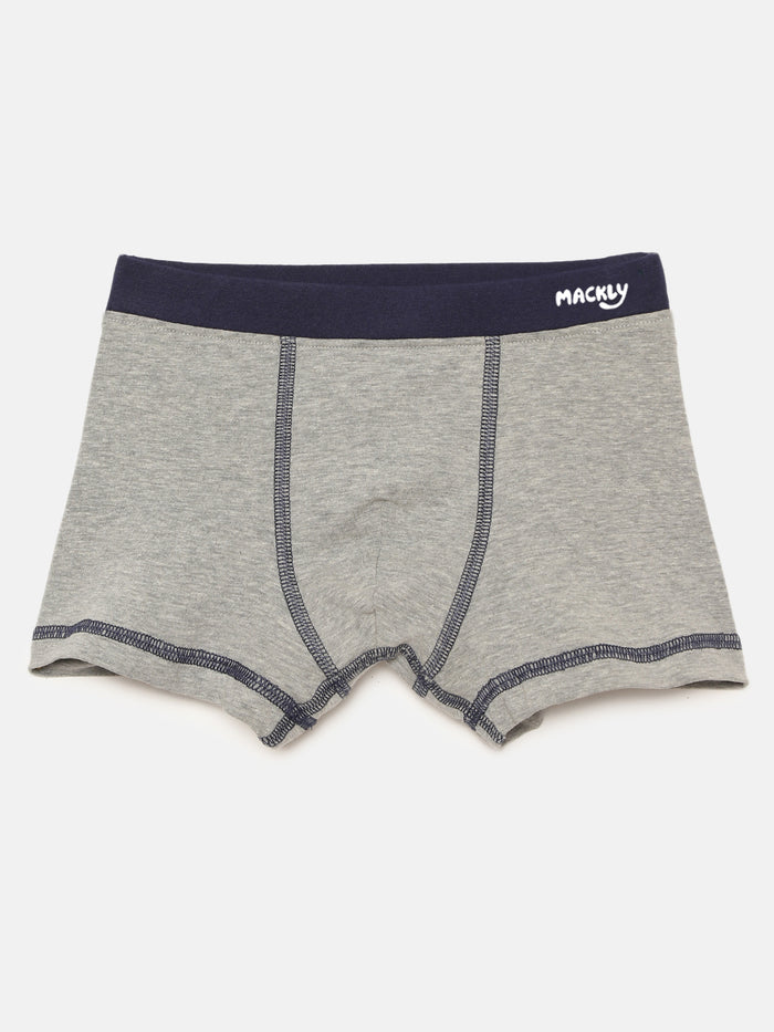 SOLID MELANGE BOXER