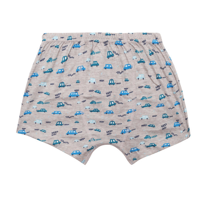 Speedy Car Printed Cotton Trunks for Boys | JR-5006