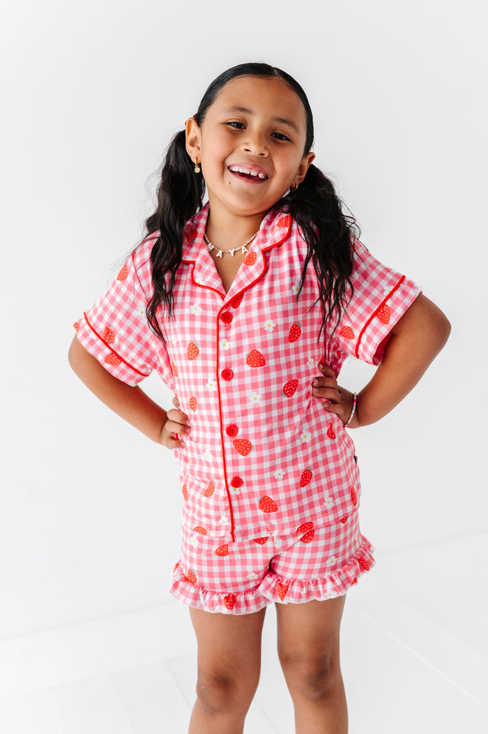 Strawberries & Dream Short Set Pajamas