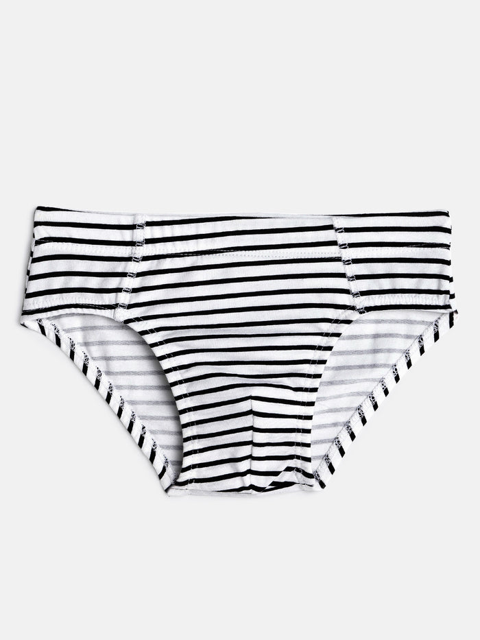 Stripe Astronaute Brief Combo Boys
