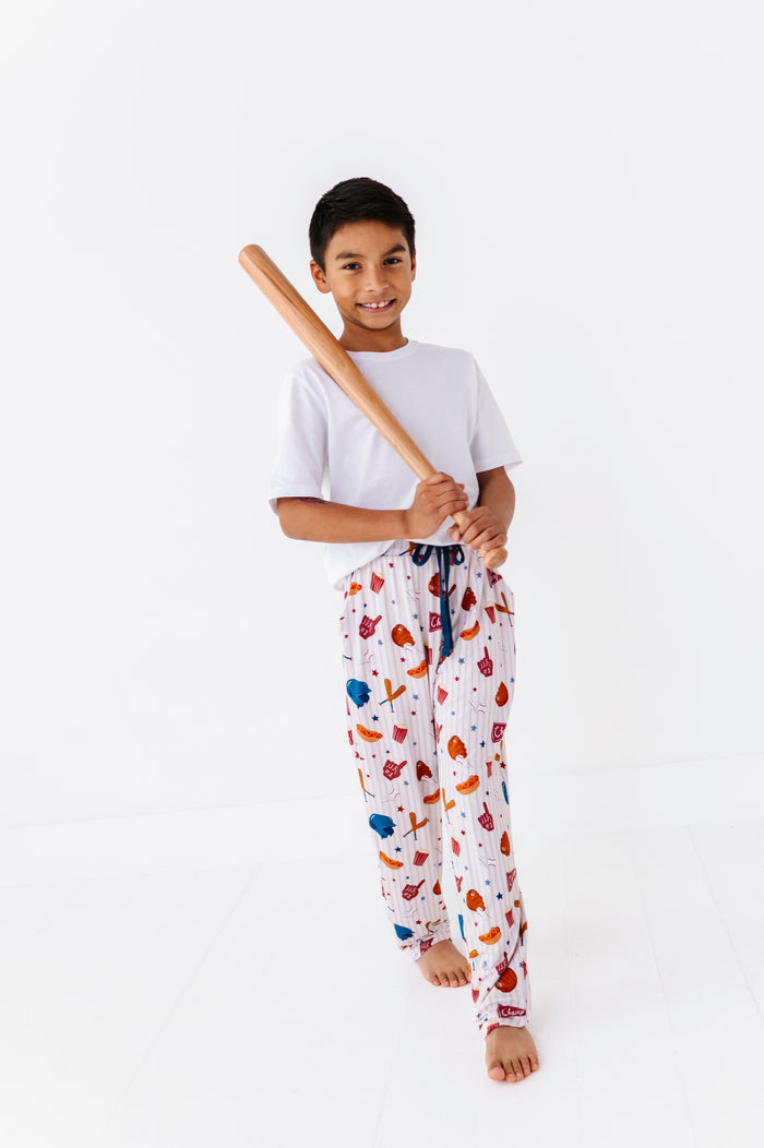 Stripes + Strikes Boys Lounge Pants - Bigger Kids