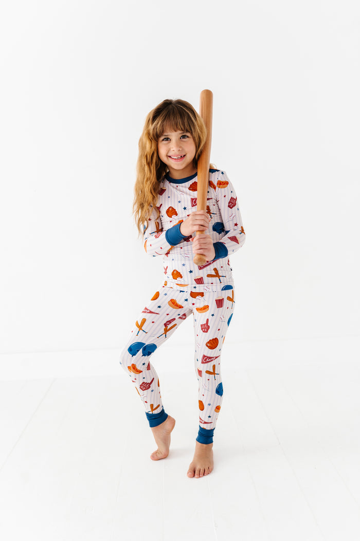 Stripes + Strikes Kids Pajamas
