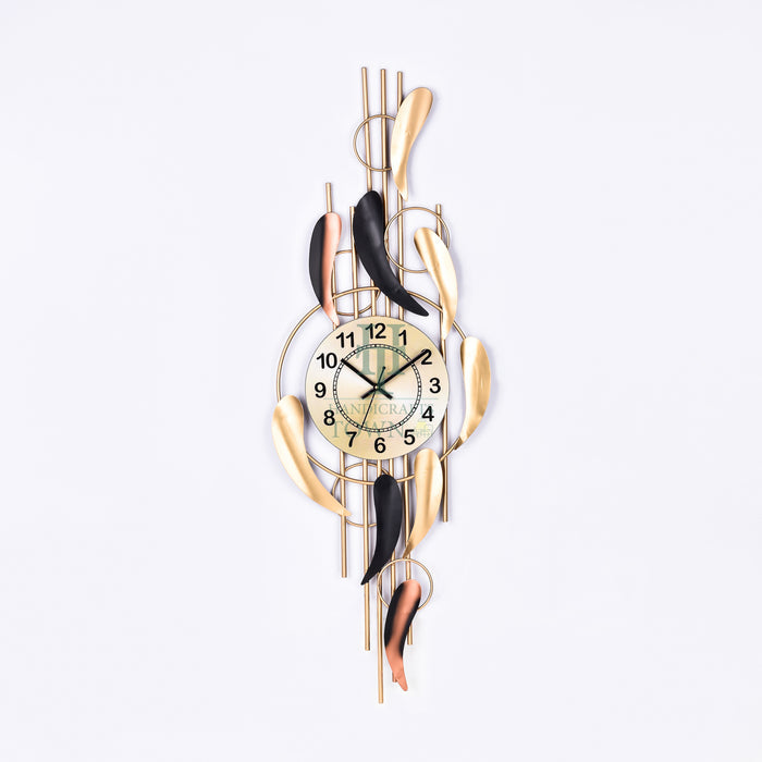 Stylish Black & Gold Wall clock