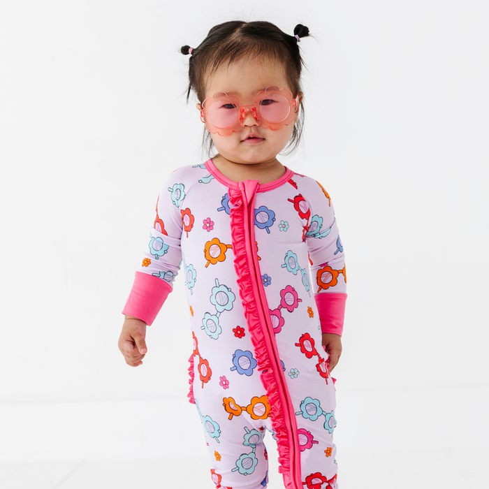 Sunny With a Side of Sass Convertible Footies With Ruffle