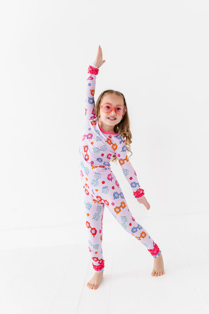 Sunny With a Side of Sass Kids Pajamas With Ruffle