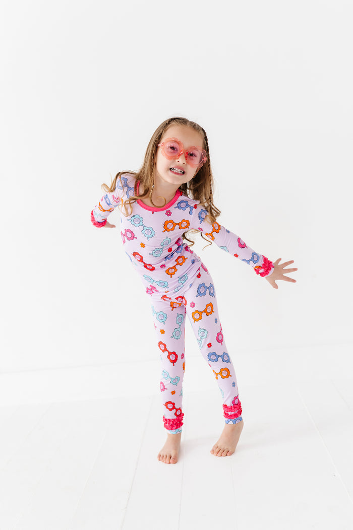 Sunny With a Side of Sass Kids Pajamas With Ruffle
