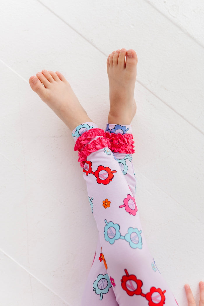 Sunny With a Side of Sass Kids Pajamas With Ruffle