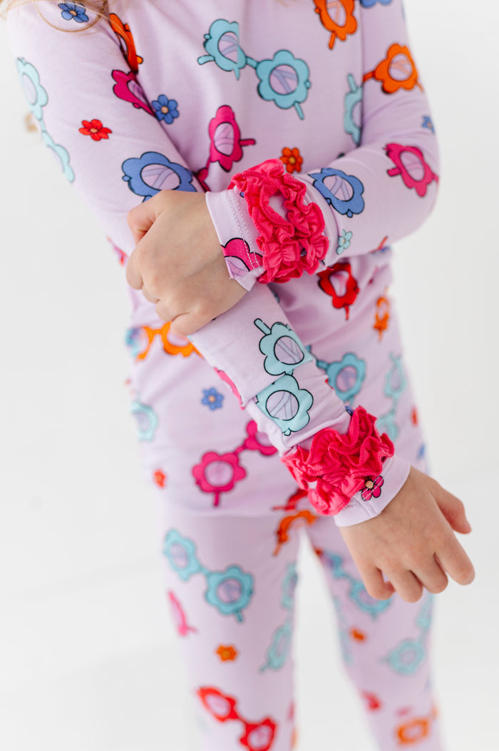 Sunny With a Side of Sass Kids Pajamas With Ruffle