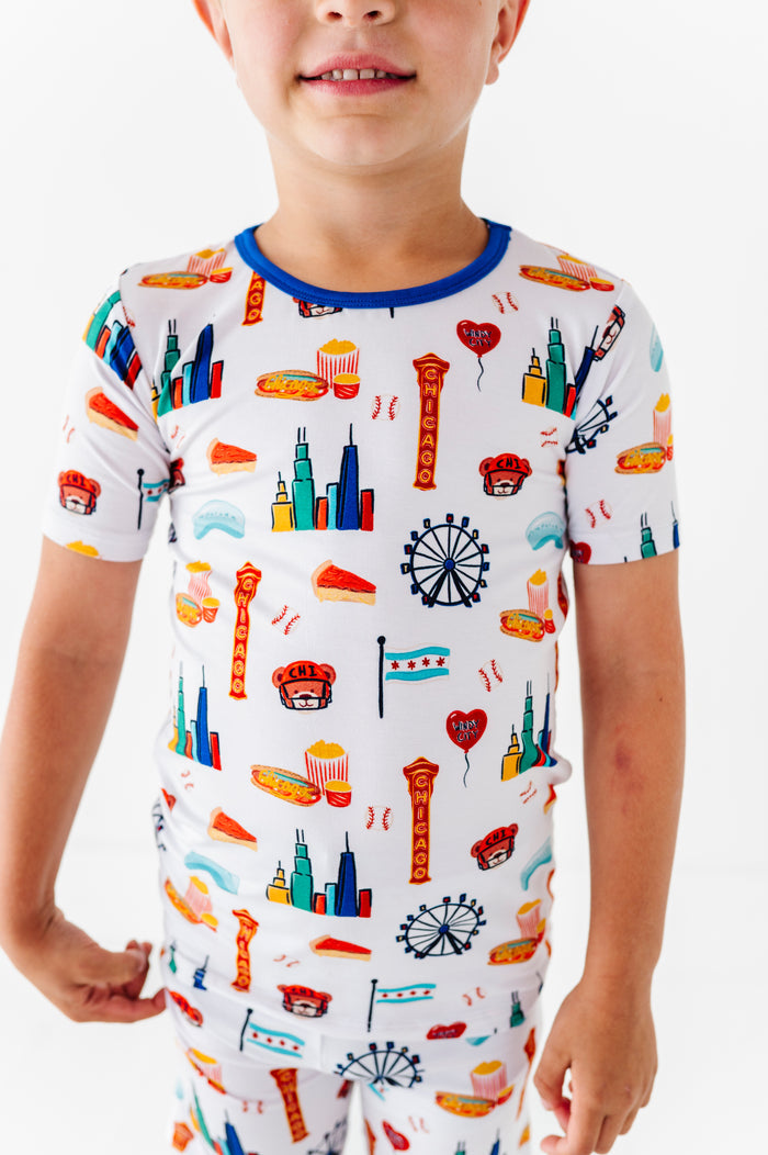 Sweet Home Chicago Short Set Pajamas