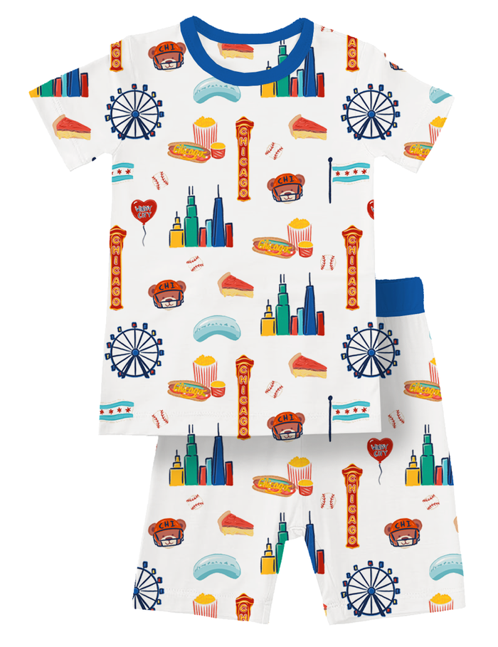 Sweet Home Chicago Short Set Pajamas
