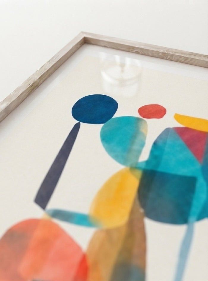 21x29.7 cm / 8x12" Framed | Oak Frame