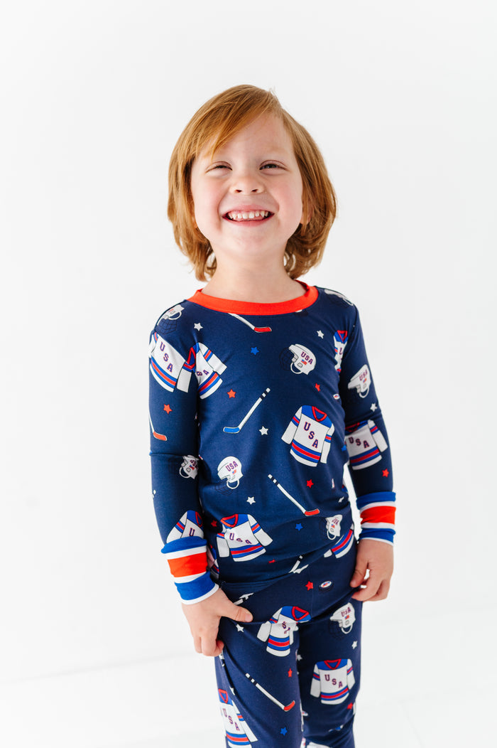 Team USA Hockey Kids Pajamas